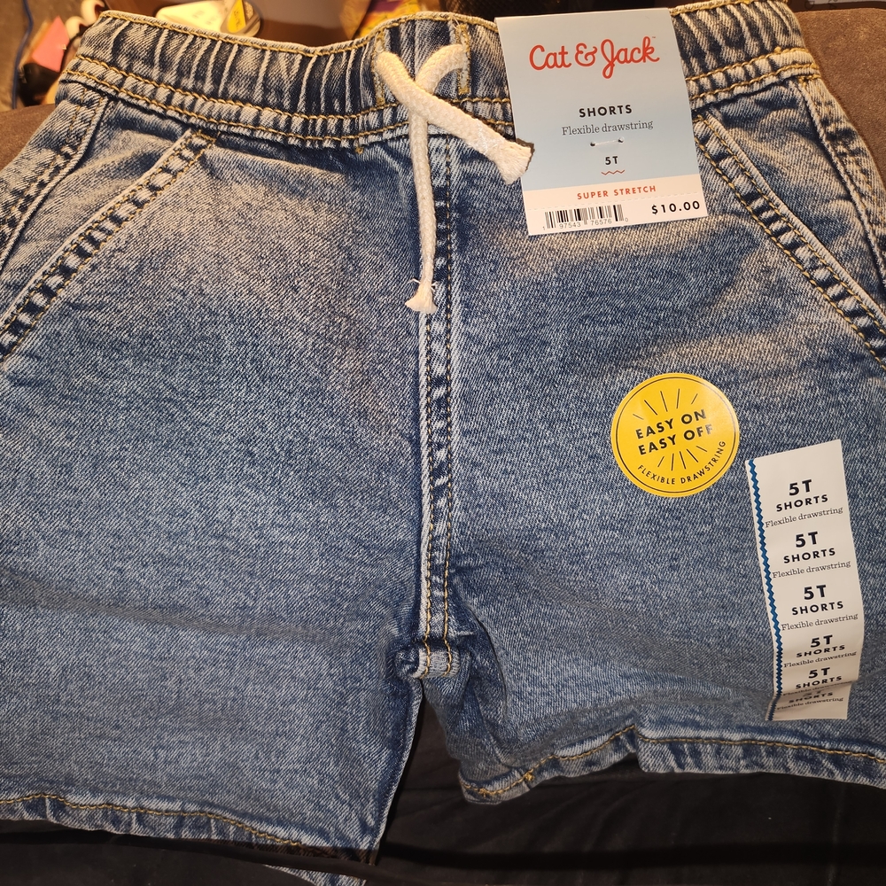 Cat & Jack Kids' Blue Denim Shorts